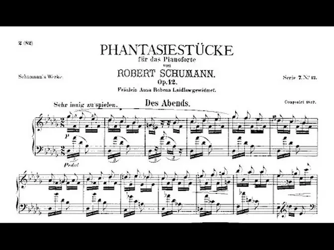 Robert Schumann_ Fantasiestücke Op. 12 