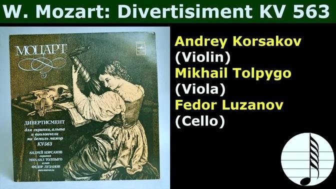 W. Mozart: Divertisiment KV 563. Korsakov, Tolpygo, Luzanov.