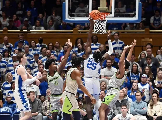 No. 16 Duke comes up aces in rout of Queens