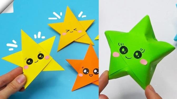 4 DIY Paper christmas star | Christmas paper crafts 2023