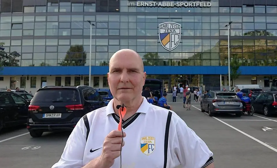 Stadioneröffnung des Ernst-Abbe-Sportfeldes des FC Carl Zeiss Jena
