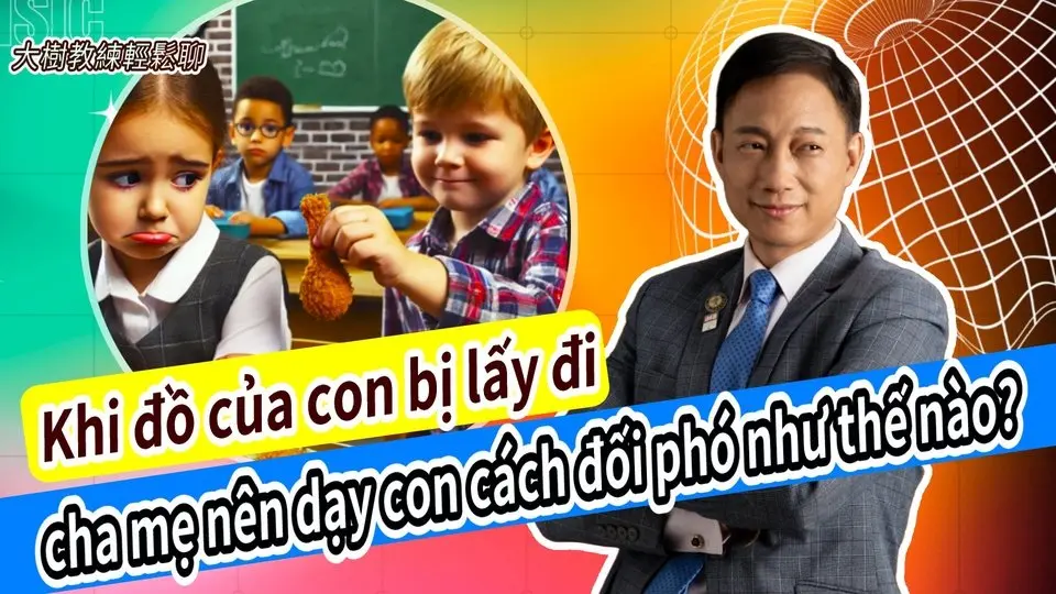 Khi đồ của con bị lấy đi！cha mẹ nên dạy con cách đối phó như thế nào?#分享學院#大樹教練輕鬆聊