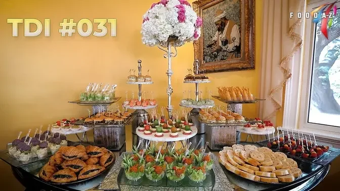 Buffet Table Decorating Ideas # 031 | Appetizer table for parties from a  variety of finger foods