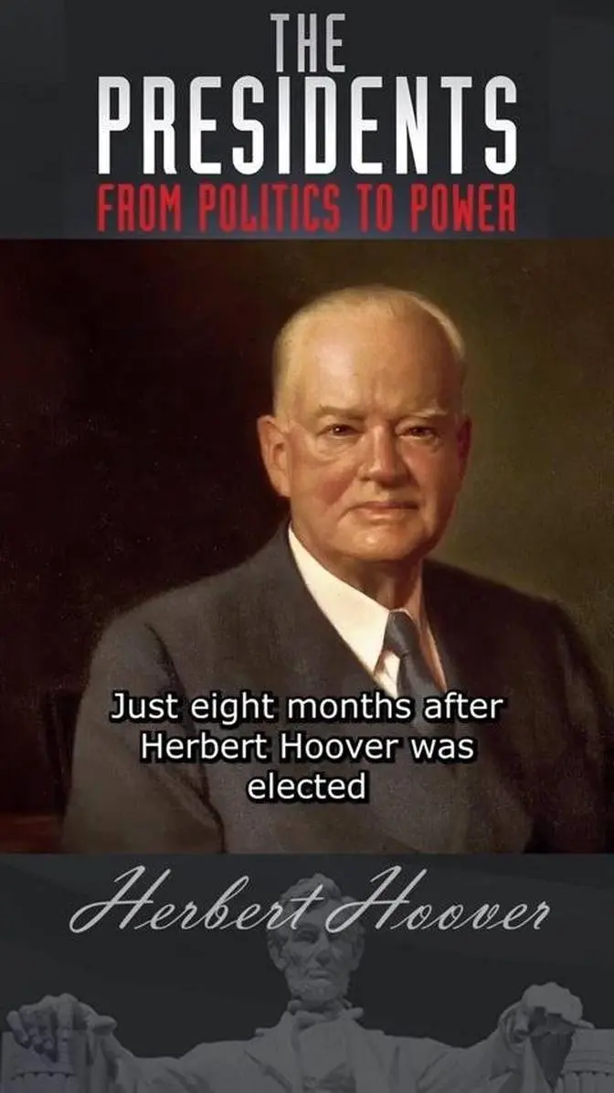 31st President Herbert Hoover