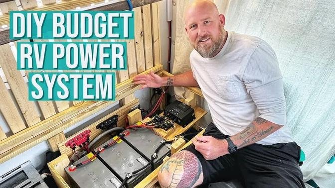 Installing Our Budget RV Power System Part 1 // Solar Power System For Boondocking