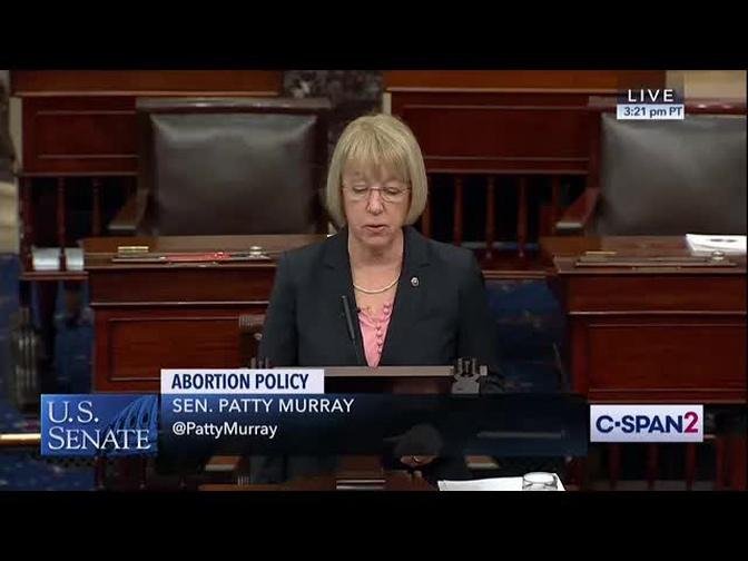 Senator Murray Blasts Republicans’ Partisan Attempt to Attack Abortion Rights