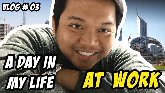 A DAY IN MY LIFE @ WORK!! vlog#03