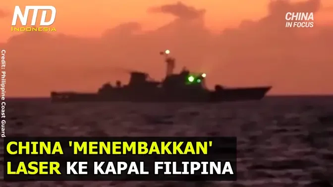 China Menggunakan Laser "Menembak" Kapal Filipina