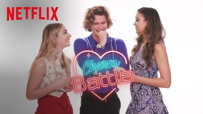 Flirting With Chase Stokes of Outer Banks | Charm Battle | Netflix