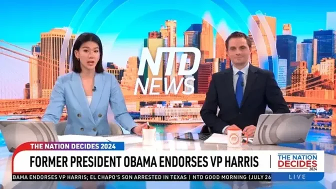 Barack and Michelle Obama endorse Harris for Presidential Bid