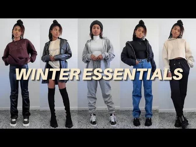winter essentials collective styling haul | styling winter outfits with closet staples