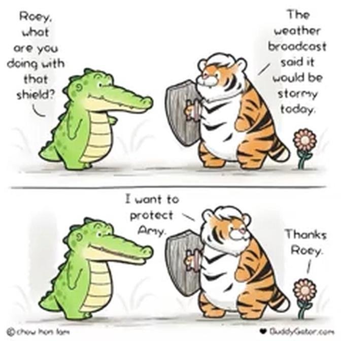 Cute and funny comics from Buddygator #1