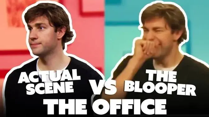 Bloopers VS. The Actual Scene: The Office . Edition | Comedy Bites