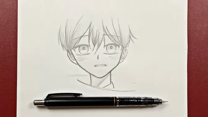Easy anime drawing | how to draw cute anime boy step-by-step easy !