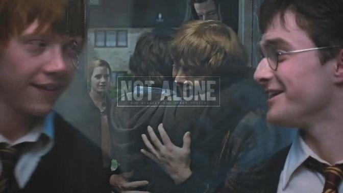 Harry & Ron || Not Alone