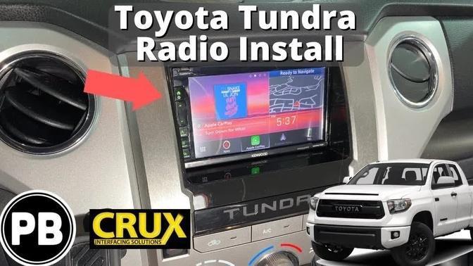2014 - 2021 Toyota Tundra Radio Install