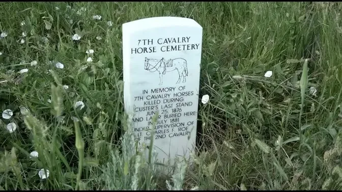 Horseback on the Custer Battlefield at U S  Cavalry School