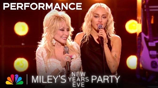 Miley Cyrus & Dolly Parton Sing _Wrecking Ball_ & _I Will Always Love You_ _ Miley’s New Year’s Eve