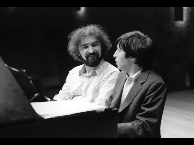 Radu Lupu & Murray Perahia play Brahms Haydn Variations, op. 56b - live