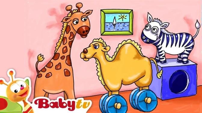 Colors and Toys | Play With Camel, Motorcycle and Teddy Bear | BabyTV