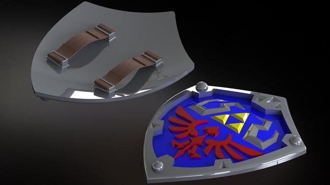 How to Make Zelda Hylian Shield in SolidWorks (Surfacing+Sketch Photo)|JOKO ENGINEERING|