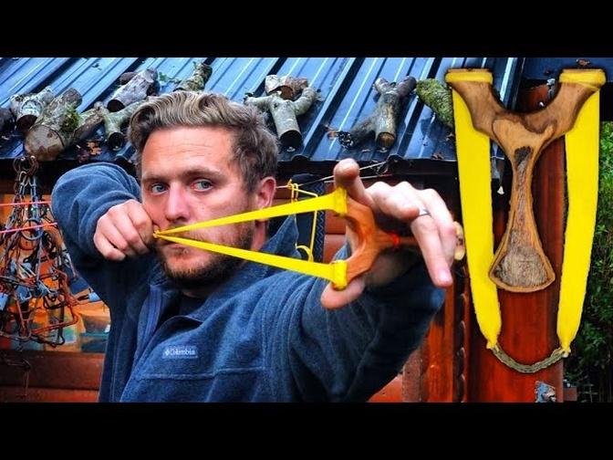 Crafting a Unique Slingshot from Apple & Mesquite wood
