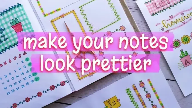 ways-to-make-pretty-notes-titles-date-writing-ideas-and-border