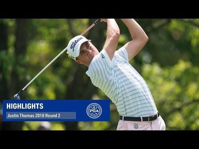 Every Shot from Justin Thomas' 2nd Round | PGA Championship 2018 ...