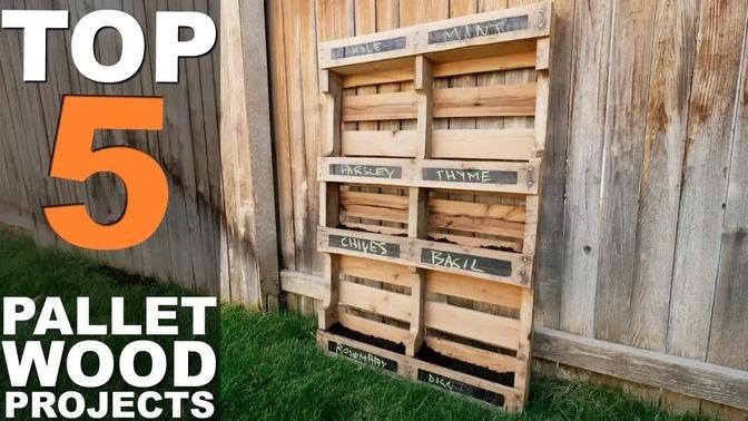 5 TOP PALLET WOOD PROJECTS