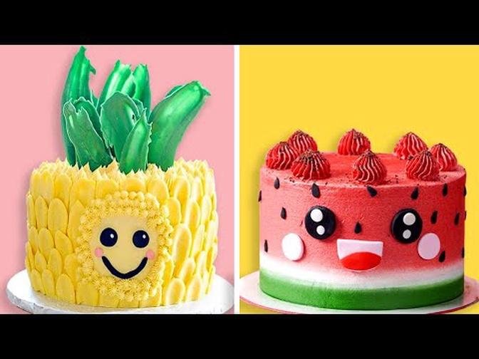 Creative and Easy Fruits Cake Decorating Ideas ｜ Top Watermelon Cake Hacks.