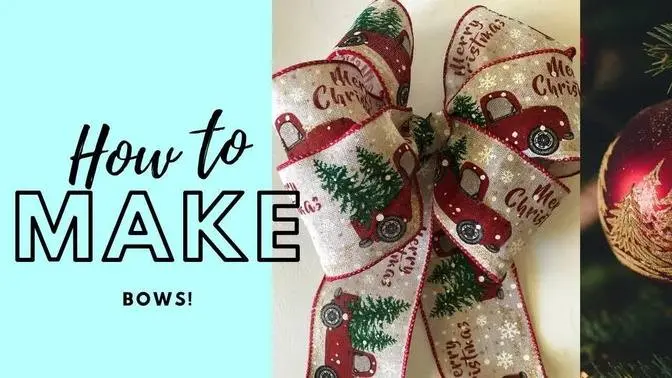 how-to-make-a-christmas-bow-easy