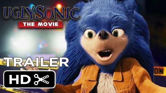 Ugly Sonic The Movie 2023 Official Teaser Trailer Hd 