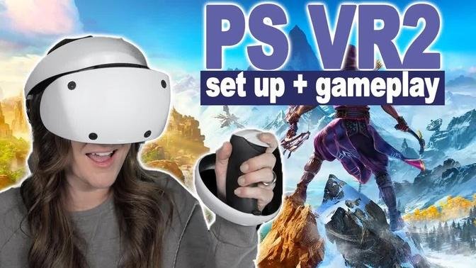 PS VR2 Set Up and Gameplay Reaction!