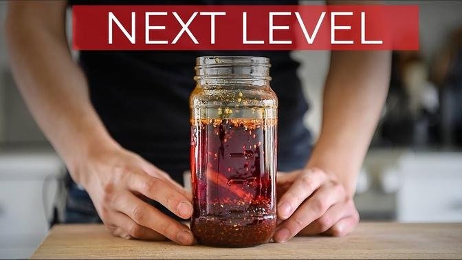 NEXT LEVEL CHILI OIL RECIPE | CHINESE SMOKEY RED FLAVOURED OIL (辣椒油)