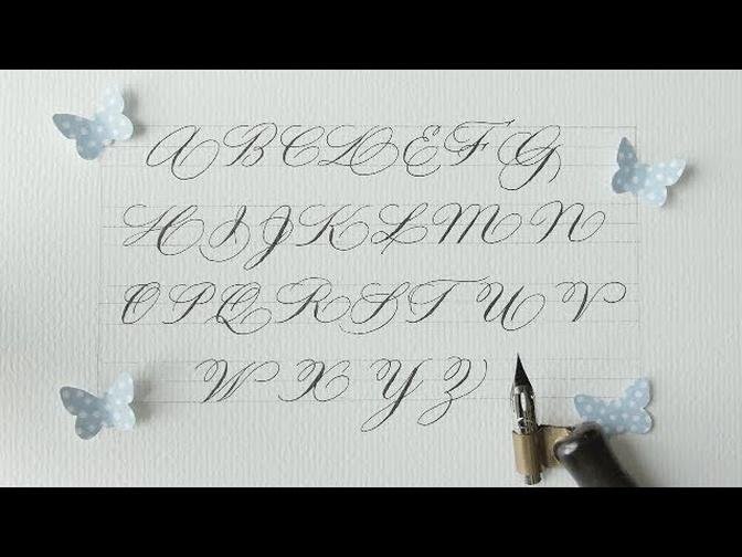 How to write in calligraphy for beginners