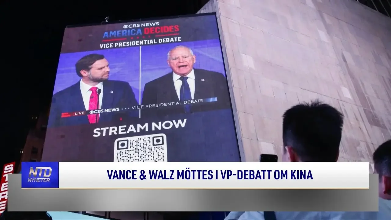 Vance & Walz möttes VP-debatt om Kina