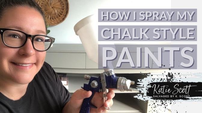 HOW TO PAINT FURNITURE WITH A SPRAY GUN