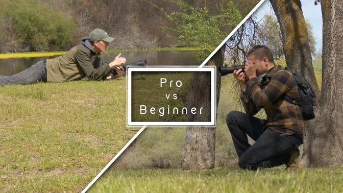 Beginner vs. Pro Wildlife Photographer Shootout