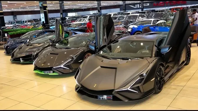 Lamborghini VENENO ROADSTER, SIAN, Bugatti DIVO, CHIRON, McLaren SENNA,  PAGANI - VIP MOTORS DUBAI