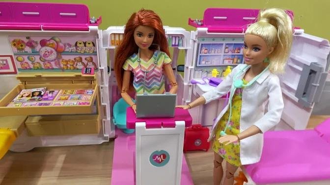 Barbie and Ken Stories with Encanto Family and Barbie Sisters: Barbie’s Pet Store and Busy Dr Office
