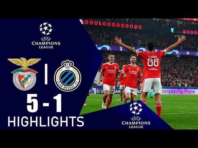 HIGHLIGHTS: BENFICA - CLUB BRUGGE | CHAMPIONS LEAGUE 22/23