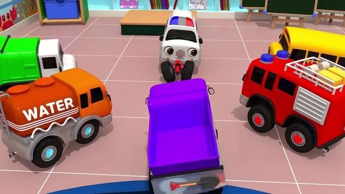 1.Learn Street Vehicle With Microwave Squishy Balls - Nursery Rhymes & Kids Songs - ToyMonster