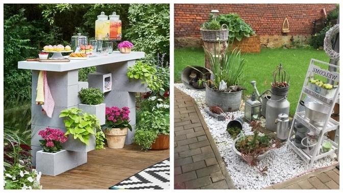 Ways to decorate your backyard: 50 container garden ideas!