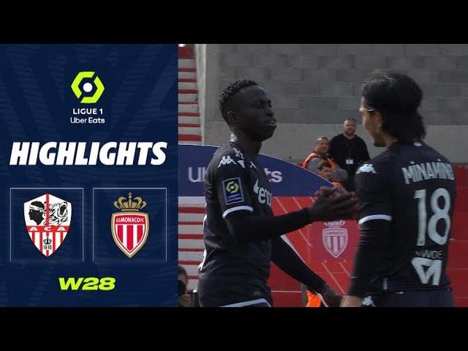 (Ligue 1 2022/2023): Highlights AJACCIO - MONACO