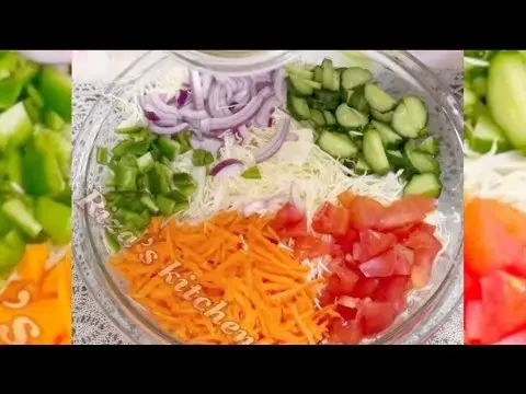 If you have cabbage at home make this delicious healthy cabbage salad !