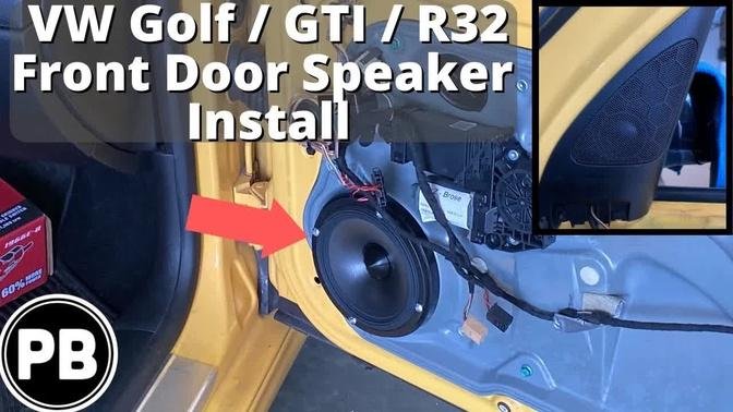 1999 - 2004 VW Golf / GTI / R32 Front Door Speaker Install