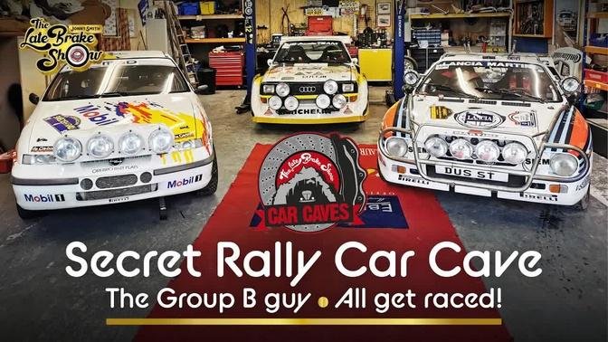 The perfect 80s Rally Car Cave - and they still get raced