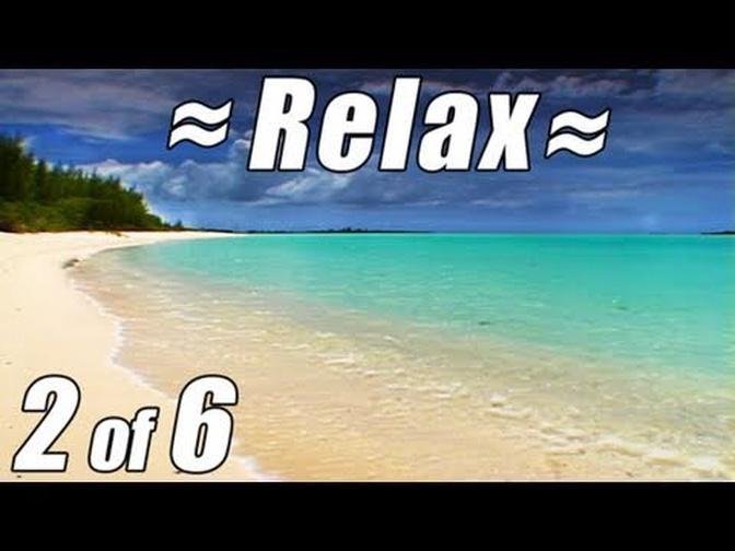 RELAX Nature Sounds CARIBBEAN BEACH #2 Relaxing Ocean Waves for Studying Relaxation Video Bahamas