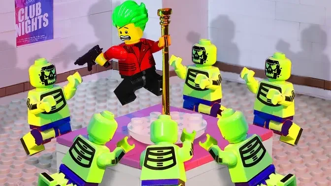 Lego Zombie Human Apocalypse: Zombie Defense #legoanimation