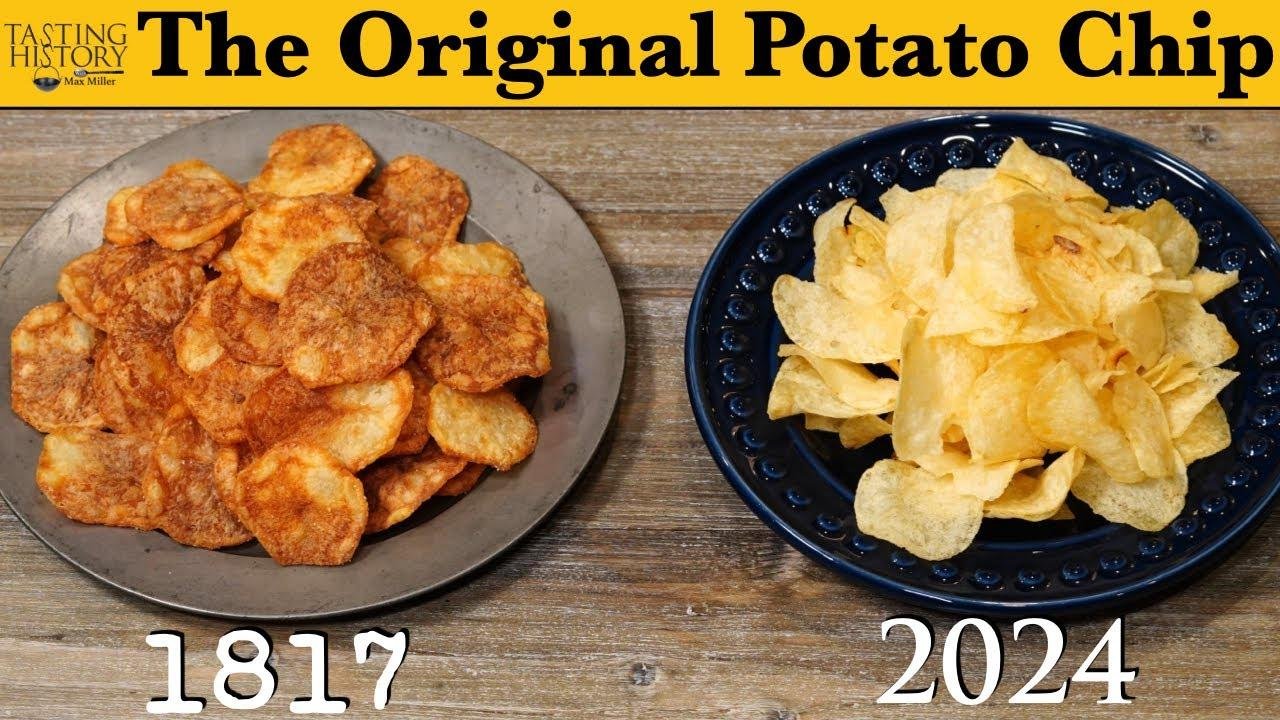 The Fake (and real) History of Potato Chips | Videos | Tasting History ...